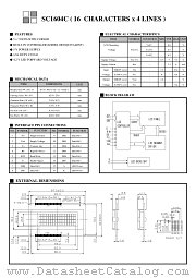 SC1604C datasheet pdf SUNLIKE