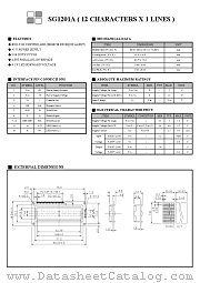 SG1201A datasheet pdf SUNLIKE