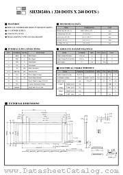 SH320240A datasheet pdf SUNLIKE