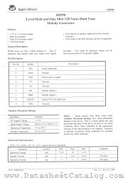 SD998 datasheet pdf Super Device