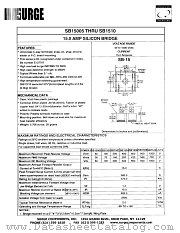SB1502W datasheet pdf Surge Components