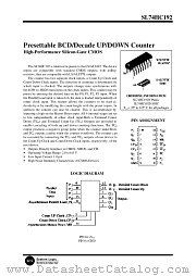 SL74HC192D datasheet pdf System Logic Semiconductor