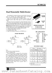 SL74HC221D datasheet pdf System Logic Semiconductor