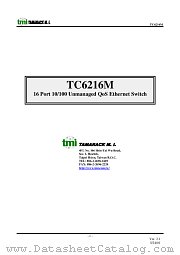 TC6216M datasheet pdf TAMARACK M.I.