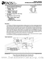 TPS5904A datasheet pdf TAOS