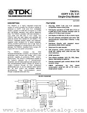 73K321L-IP datasheet pdf TDK Semiconductor