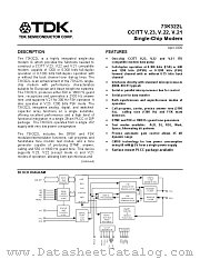 73K322L-IH datasheet pdf TDK Semiconductor