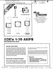 S0516R datasheet pdf Teccor Electronics
