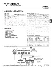 TC14433EPG datasheet pdf TelCom Semiconductor