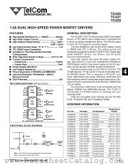TC428IJA datasheet pdf TelCom Semiconductor