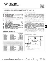 TC4426MJA datasheet pdf TelCom Semiconductor