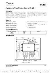 U642B-FP datasheet pdf TEMIC