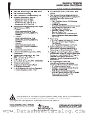 SMJ320C40TABM40_10 datasheet pdf Texas Instruments