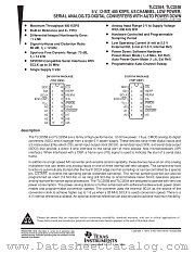 TLC2558MJB datasheet pdf Texas Instruments