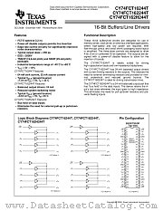 CY74FCT162244ATPAC datasheet pdf Texas Instruments