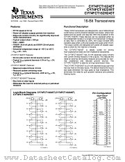 CY74FCT16245TPAC datasheet pdf Texas Instruments