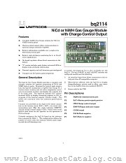 BQ2114LB-018 datasheet pdf Texas Instruments