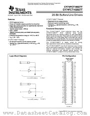 CY74FCT162827CTPAC datasheet pdf Texas Instruments