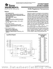 CY74FCT16500CTPAC datasheet pdf Texas Instruments