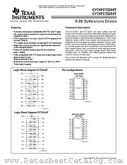 CY74FCT2244TQC datasheet pdf Texas Instruments