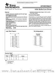CY74FCT2541TQC datasheet pdf Texas Instruments