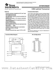 CY74FCT2543TQC datasheet pdf Texas Instruments