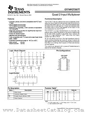 CY74FCT257CTQC datasheet pdf Texas Instruments