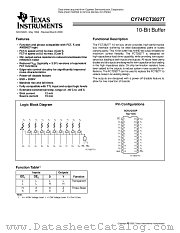 CY74FCT2827CTQC datasheet pdf Texas Instruments