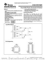 CY74FCT480ATQC datasheet pdf Texas Instruments