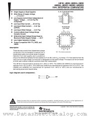 LM393PS datasheet pdf Texas Instruments