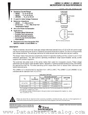 LM385PS-1.2 datasheet pdf Texas Instruments