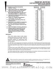 SN54ABT16841WD datasheet pdf Texas Instruments