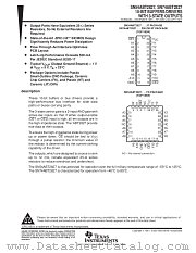 SN54ABT2827FK datasheet pdf Texas Instruments