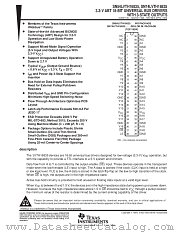 SN54LVTH16835WD datasheet pdf Texas Instruments