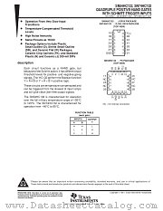 SN74HC132ADBR datasheet pdf Texas Instruments