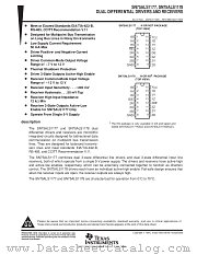 SN75ALS1177NS datasheet pdf Texas Instruments