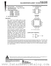 TLC393CPS datasheet pdf Texas Instruments