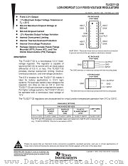TLV2217-33PWLE datasheet pdf Texas Instruments