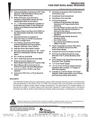 TMS320UVC5402GGU30 datasheet pdf Texas Instruments