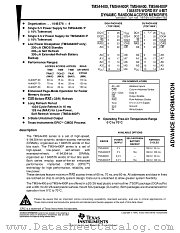 TMS46400DGA-60 datasheet pdf Texas Instruments