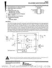 TPA301EVM datasheet pdf Texas Instruments