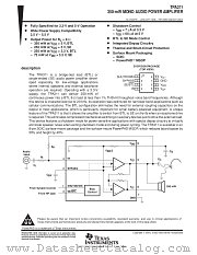 TPA311EVM datasheet pdf Texas Instruments