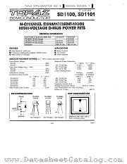 SD1100DD datasheet pdf Topaz Semiconductor