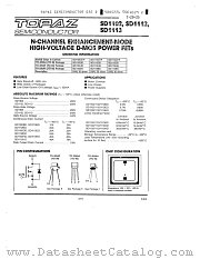 SD1112CHP datasheet pdf Topaz Semiconductor