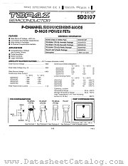 SD2107DD datasheet pdf Topaz Semiconductor
