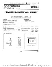 SD2204BD datasheet pdf Topaz Semiconductor