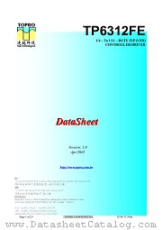 TP6312FE datasheet pdf Topro Technology Inc