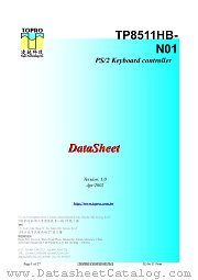 TP8511HB-N01 datasheet pdf Topro Technology Inc