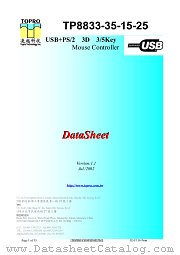 TP8825AAP datasheet pdf Topro Technology Inc