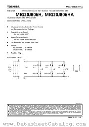 MIG20J806HA datasheet pdf TOSHIBA